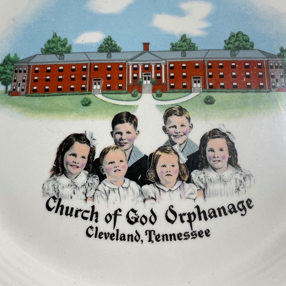 Vintage Church of God Orphanage Cleveland TN Collectors Plate 10" 1943 Very Rare - Picture 3 of 5